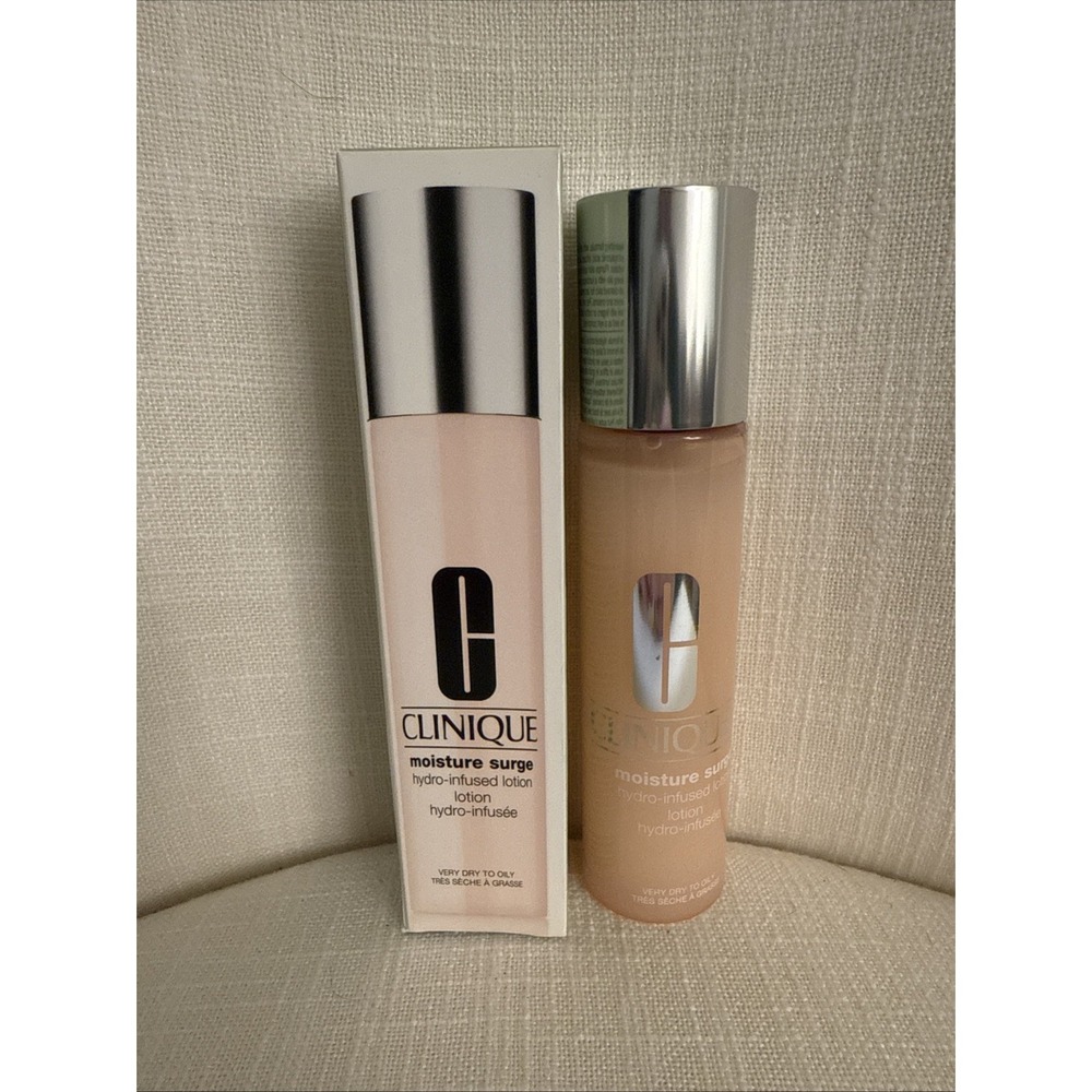 Clinique Moisture‎ Surge Hydro-Infused Lotion 3.4 Oz 100 mL NIB Full Size Toner